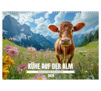 KÜHE AUF DER ALM - Der Kalender aus Bayern (Wandkalender 2026 DIN A3 quer), CALVENDO Monatskalender: Entdecke bayerische Kühe auf malerischen Almen. ... und Alpenliebhaber. Tradition trifft Idylle.