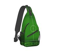 KUEhhhr A Dancer - Zaino impermeabile e leggero, per sport e attività all'aria aperta, per donne e uomini, Campo palla verde, One Size, Zaino daypack