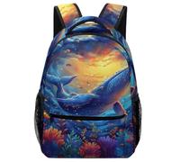 KUEhhhr Beautiful Wonderland Fantasy - Zaino per bambini con cinghie regolabili e organizer a doppia rete, Stile 11, One Size, Zaino daypack