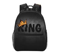 KUEhhhr King Zaino da uomo per computer portatile, da viaggio, escursionismo, campeggio, borsa casual, Re 06, One Size, Zaino daypack