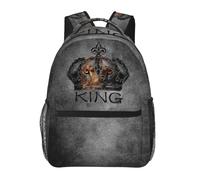 KUEhhhr King Zaino da uomo per computer portatile, da viaggio, escursionismo, campeggio, borsa casual, Re 03, One Size, Zaino daypack