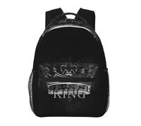 KUEhhhr King Zaino da uomo per computer portatile, da viaggio, escursionismo, campeggio, borsa casual, Re 01, One Size, Zaino daypack