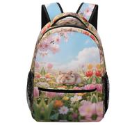 KUEhhhr Zainetto impermeabile per mammiferi con lontra europea, facile da pulire e organizer per studiare, Stile 14 , One Size, Zaino daypack