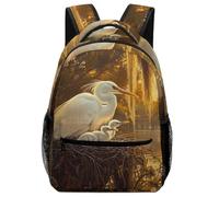 KUEhhhr Zainetto per studio con animali, foresta spirito, arte divina - organizer per notebook + anelli per matita, Stile 5, One Size, Zaino daypack