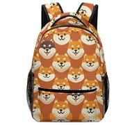 KUEhhhr Zaino multiuso con cane Corgi - Scuola/Giornata Campo/Borsa da viaggio per bambini, Stile 11, One Size, Zaino daypack