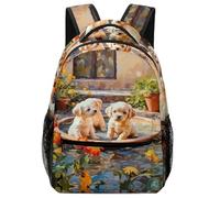 KUEhhhr Zaino per bambini Paradise Landscape Art - imbottito per il massimo comfort, contiene libri/iPad/snack, Stile 6, One Size, Zaino daypack