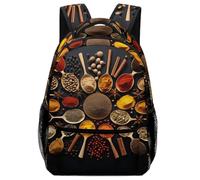 KUEhhhr Zaino per la scuola per bambini con stampa di campagna accogliente con tasche laterali resistenti all'acqua, Stile-12, One Size, Zaino daypack