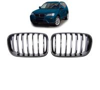 Kühlergrill Sportgrill Wabengitter Schwarz Lucido Per BMW X3 F25 10-14