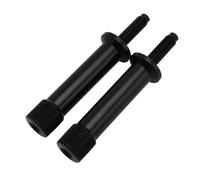 KUENCE Tool Free Seat Bolts Long for Triumph Thruxton Bonneville Scrambler T100 2pcs (Color : Svart)