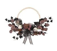 Künstliche Ahornblätter Zweige - 16 Zoll Kunsthornbüsche für Thanksgiving, Halloween -Kränze für Die Haustür | Kürbis Geisterkranz f0r Tovaglia Kamin Tisch Fenster Party Küche Halloween