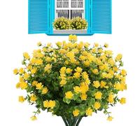 Künstliche Blumen - Kunstblumen Wie Echt Balkon | Künstliche Blumen Balkon | Künstliche Blumen Für Den Außenbereich | Realistische Kunstpflanzen | Verblassungsresistente & Edle Frühlingsdekoration Für