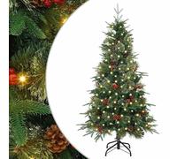 Künstlicher Weihnachtsbaum 150 cm faltbar - PE & PVC, verde - Festtagsdekoration für Wohnzimmer, Balkon Oder Garten - pflegeleicht & platzsparend