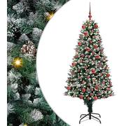 Künstlicher Weihnachtsbaum 180 cm mit 300 s - PVC, Stahl & Kunststoff, INKL. Ständer - Festtags-Dekoartikel für Weihnachten, langlebig & Einfach aufzubauen