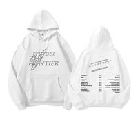 kueodao Felpa con Cappuccio NX26 1ST WorldTour Manica Lunga Supporti Musicali Merch for Uomo E Donna(White-Thick,4XL)