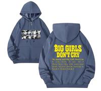 kueodao The-sin: Vanish Felpe con Zip alla Moda Cappuccio Capispalla Caldi da Uomo E Donna(Blue,M)