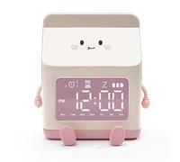 Kueohse 1 PCS Scatola del Latte Sveglia Cartone del Latte Orologio Elettronico A LED Rosa