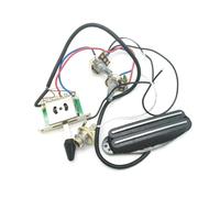 Kueohse 1 pezzo per chitarra pre-cablata con doppio hot rail, come da immagine, in metallo e PVC per chitarre elettriche SQ3.