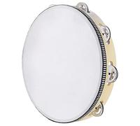 Kueohse 10 campana tamburello, betulla, tamburello, jingles, percussioni, regalo, strumento educativo musicale per adulti