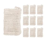 Kueohse 10 Confezioni Naturali Sisal Sapone Sacchetto Peeling Per Proteggere Il Sapone Protezione Sacchetto Titolare