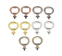 Kueohse 10 Pezzi Apribottiglie Inserti Kit Apribottiglie Hardware Inserto Apri Birra per Matrimonio Fai da Te Progetto di Tornitura del Legno