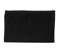 Kueohse 10 sacchetti in tela con chiusura a strappo, per trucchi, per viaggi, fai da te, colore nero, Nero