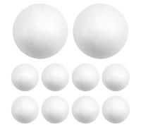 Kueohse 10 x decorazioni natalizie modellazione polistirene espanso Sphaere 6 cm -