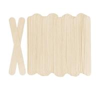 Kueohse 100 Bastoncini Artigianali in Legno per Ghiaccioli, Lunghi 15,2 Cm X 8,9 Cm di Larghezza, Bastoncini per Ghiaccioli per DIY
