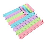 Kueohse 12 clip per la conservazione degli alimenti, in plastica, per la conservazione degli alimenti, S, M, L