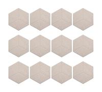 Kueohse 12 PACK, isolanti acustici autoadesivi, per isolamento acustico e trattamento acustico (cammello piatto)
