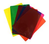 Kueohse 12 pezzi Sovrapposizioni colorate per dislessia, strisce di lettura dislessia per dislessia Irlens, ADHD e stress visivo, 11,7 X 8,3