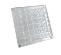 Kueohse 2 36Grids Acrilico Magnetico Conchiglia Espositore Scatola di Espositore Diamante Gemma Perline