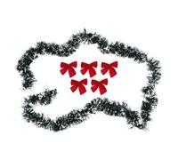 Kueohse 2 m, decorazione per la vigilia di Natale, decorazione per bar, decorazione natalizia, decorazione per feste, colore rosso Prop
