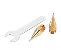 Kueohse 2 Pezzi 1 Mm Diametro Diaframma Ugello Caldo 1,0X40 Mm Rame Ugello Con Ugelli Chiave Intercambiabile Ugello Parti