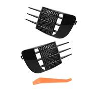 Kueohse 2 pezzi Auto Anteriore Anteriore Anteriore Del Refrigeratore Griglia Copertura Copertura Copertura Copertura Per Golf 6 MK6 GTD 2008-2013