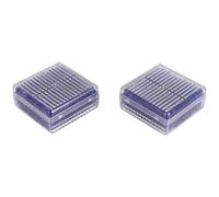 Kueohse 2 pezzi blu mostrano silicone gel essiccante umidità per assorbire scatola riutilizzabile