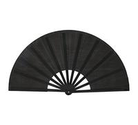 Kueohse 2 Pezzi Pieghe Scomparti di Nylon Panno Pieghevole Mano Scomparti Cinesi Tai Scomparti Nero Decorazione Pieghevole Mano Scomparti Per Partito Favors