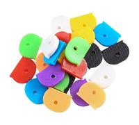 Kueohse 24 tappi per chiavi con copertura flessibile per chiavi della porta, multicolore