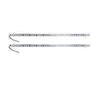 Kueohse 2X Shell In Alluminio Leggero A Striscia 50Cm 12V 36 Led Smd 5630 Con Tappo