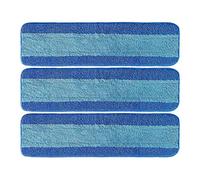 Kueohse 3 confezioni di panni in microfibra per pulizia in microfibra, compatibili con per pulizia pavimenti duri