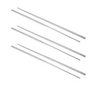 Kueohse 3 Paia di Bacchette da Cucina Bacchette Extra Lunghe in Acciaio Inossidabile con Filettatura Antiscivolo per Pentola Calda, Cucina, Frittura