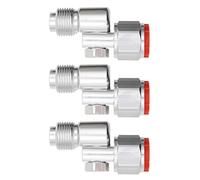 Kueohse 3 pezzi 235486 7/8 filettatura Airless spruzzatore di colore giunto girevole per rotazione di 180 gradi Airless spruzzatore di colore giunto girevole