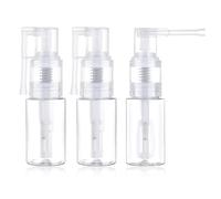 Kueohse 3 Pezzi Glitter Duster Sprayer, 35 Ml Glitter Duster Sprayer Flacone Trasparente, Flacone per Polvere Secca Vuoto