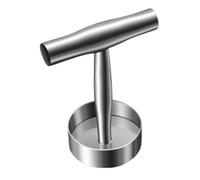Kueohse 304 Acciaio Hamburger Carne Pressa Burger Patty Maker Stampo Manuale Torta Carne Di Manzo Maiale Pressa Griglia, Utensili Per Carne, Durevoli, 9 x 13,2 x 17,5 cm