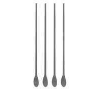 Kueohse 4 Pezzi Cucchiaini da Caffè In Silicone da 11 Pollici A Doppia Estremità Bacchette da Cucina Lunghe Cucchiaio da Miscelazione Multiuso e Bastoncini per Mescolare