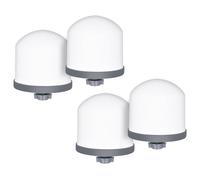 Kueohse 4 Pezzi di Filtro per Acqua A Cupola In Ceramica di Ricambio da 0,2 A 0,5 per di Purificazione 'Acqua Portatile da Banco