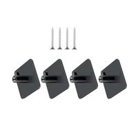 Kueohse 4 Supporti per Accessori per Robot da Cucina, Organizer con Vite e Adesivo per Ganci per Impastare, Frusta Piatta, Frusta A Filo