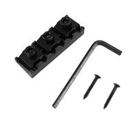 Kueohse 42 mm chitarra metallo stringa di blocco dado di bloccaggio per chitarra elettrica Floyd-Art Tremolo doppio di blocco, nero