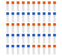 Kueohse 50 pezzi 1,8 ml plastica laureata 0,063 oncia provetta Cryovial tubo campione con tappo di chiusura