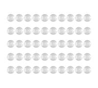 Kueohse 50 pezzi/ 12 mm tondo piano indietro trasparente cabochon vetro