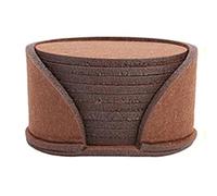 Kueohse 50 Sottobicchieri Rotondi In Feltro per Tavolo da Pranzo, Resistenti al, per Tazze, Caffè, Tè, Bevande Calde, Tazze, Tovagliette Durevoli, Facili da Installare,
